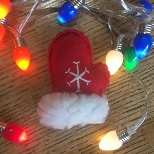 Handmade mitten cat toy